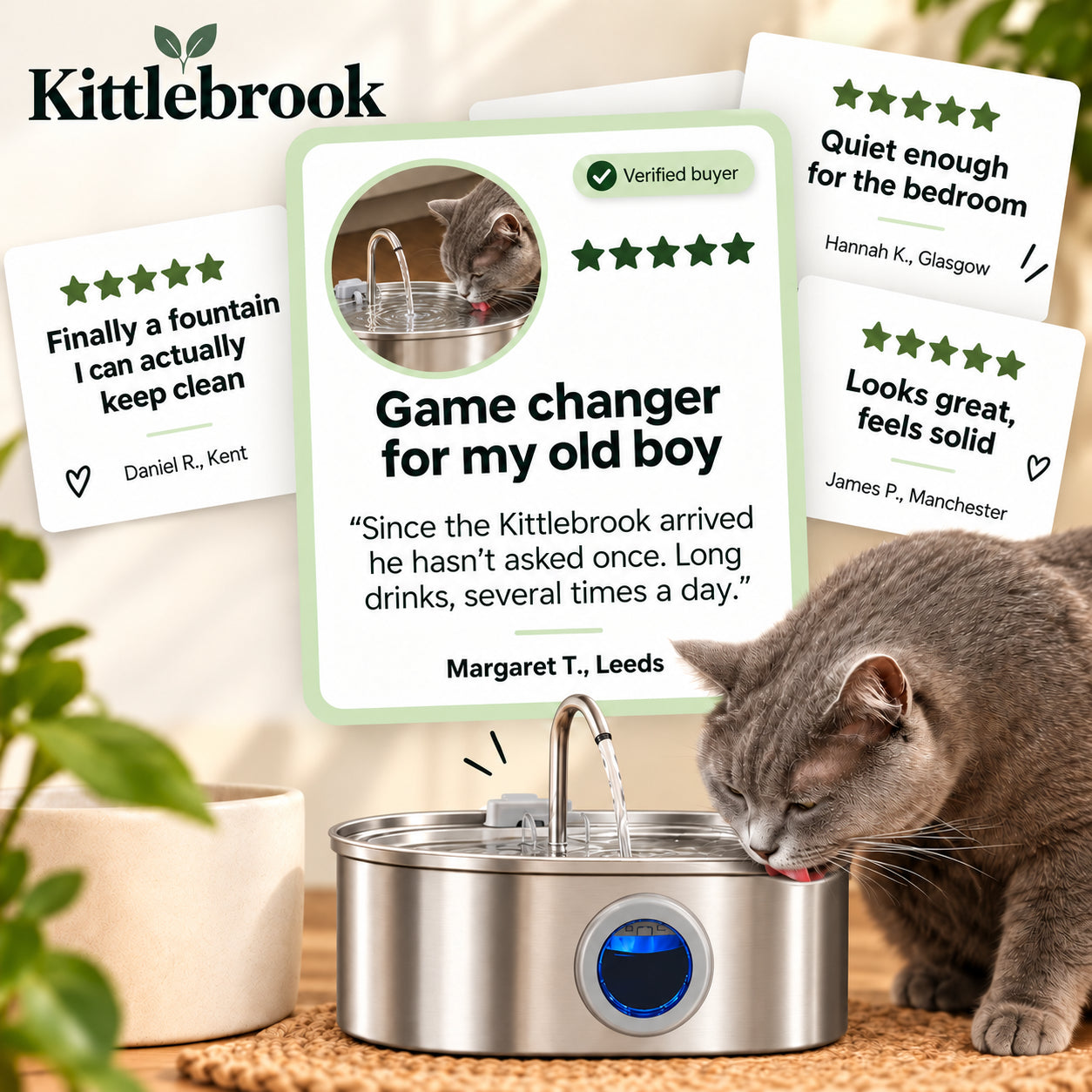 Kittlebrook customer review collage