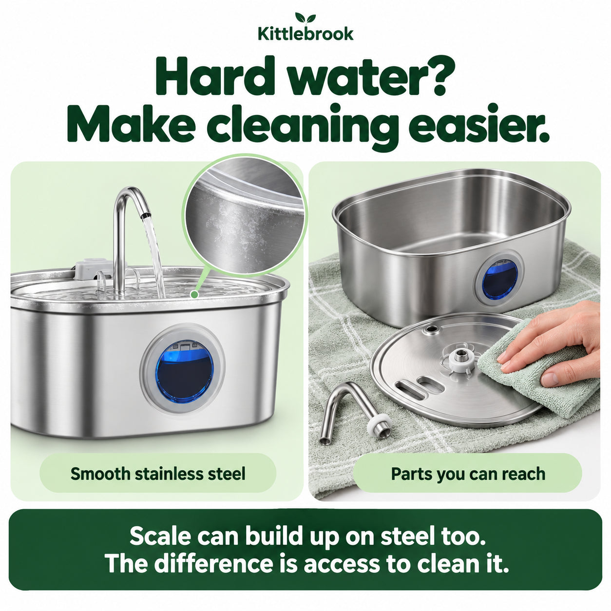 Hard water? Make cleaning easier